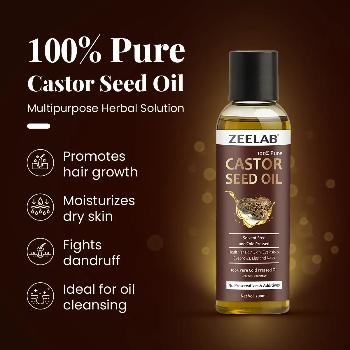 Castor Seed Oil 200ml